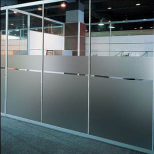 磨砂玻璃隔斷效果圖 磨砂玻璃隔斷效果圖