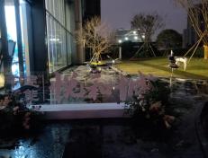 悅和城項目超白長虹玻璃隔斷